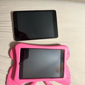 2 iPad minis 1st gen.